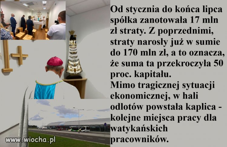Lotnisko w Modlinie na skraju upadku