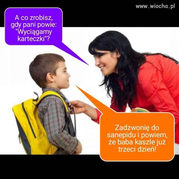 Na wypadek niezapowiedzianej kartkówki