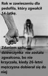 Rok w zawieszeniu dla pedofila, który zgwałcił 14-latkę