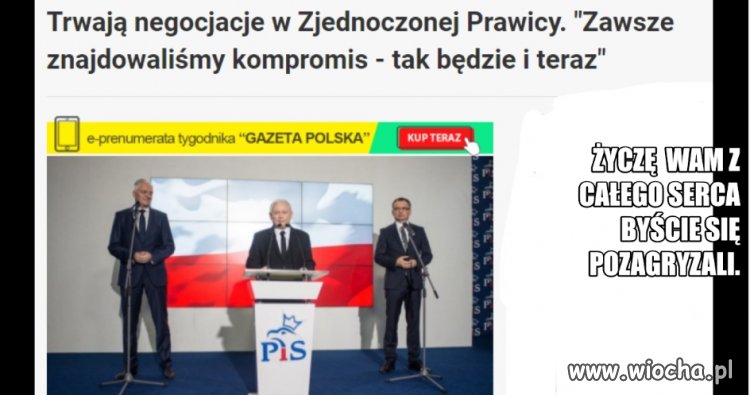 Niech trwają do u*ranej śmierci. 