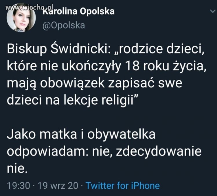 Panie biskup to nie średniowiecze