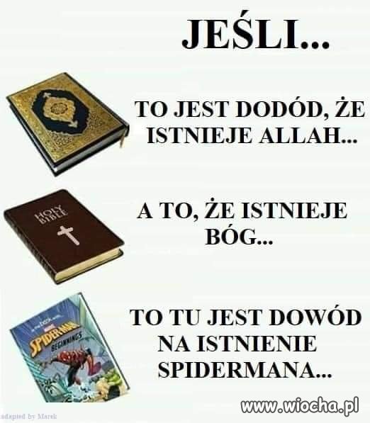 Dowód na istnienie Spidermana