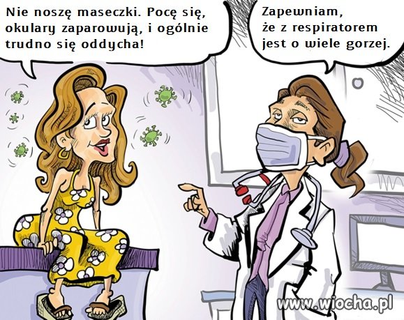 Mały problem z maseczką