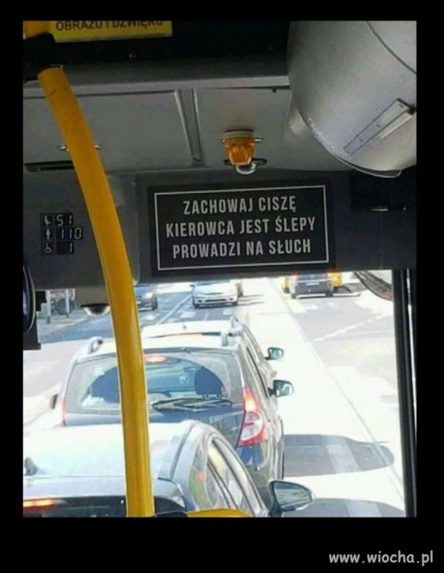 Żartowniś z tego kierowcy autobusu 