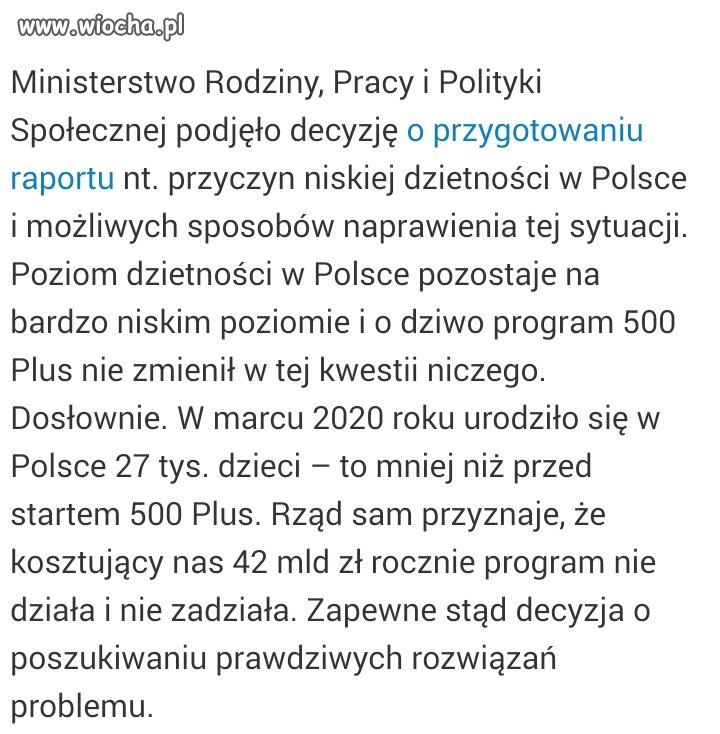 Nie działa
