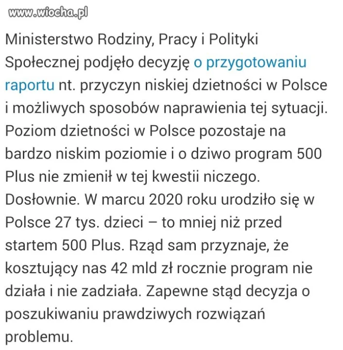 Nie działa