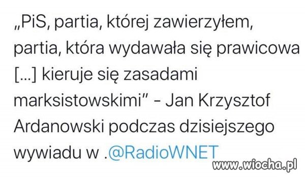 Minister Rolnictwa?