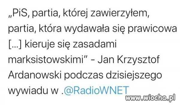 Minister Rolnictwa?