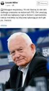 Leszek Miller o wyborcach jedynej słusznej partii