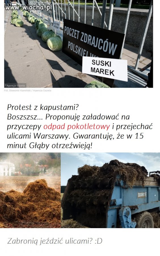 Bo protesty się organizuje tak