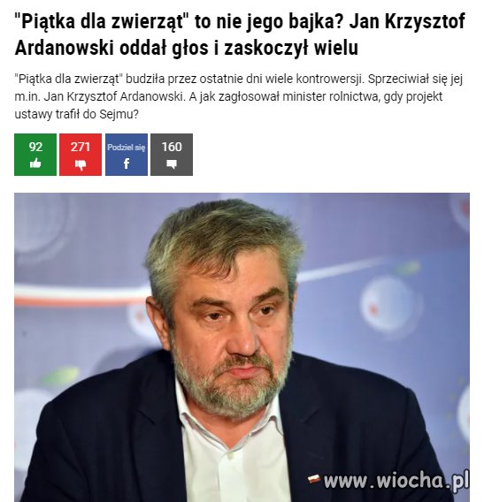 Głosował za, choć się nie cieszył. 