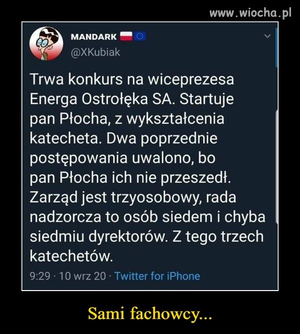 Kiedy zawierzysz energetykę matce boskiej ...