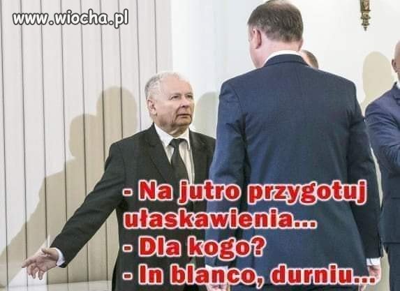 Prezes nakazał ...
