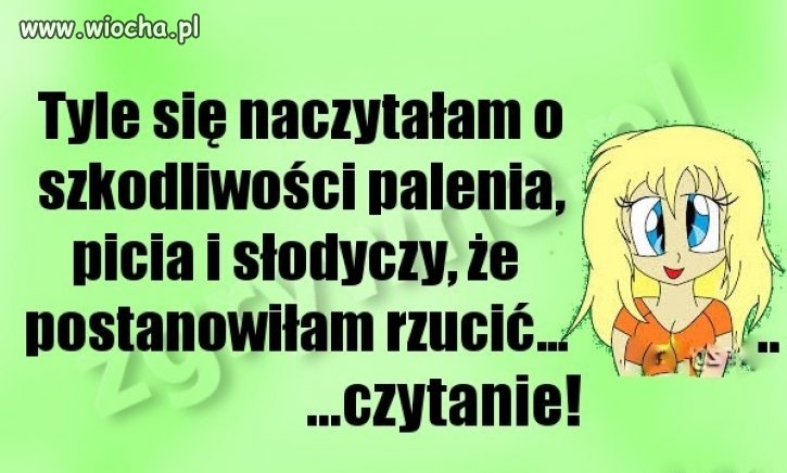 Czytanie szkodzi 