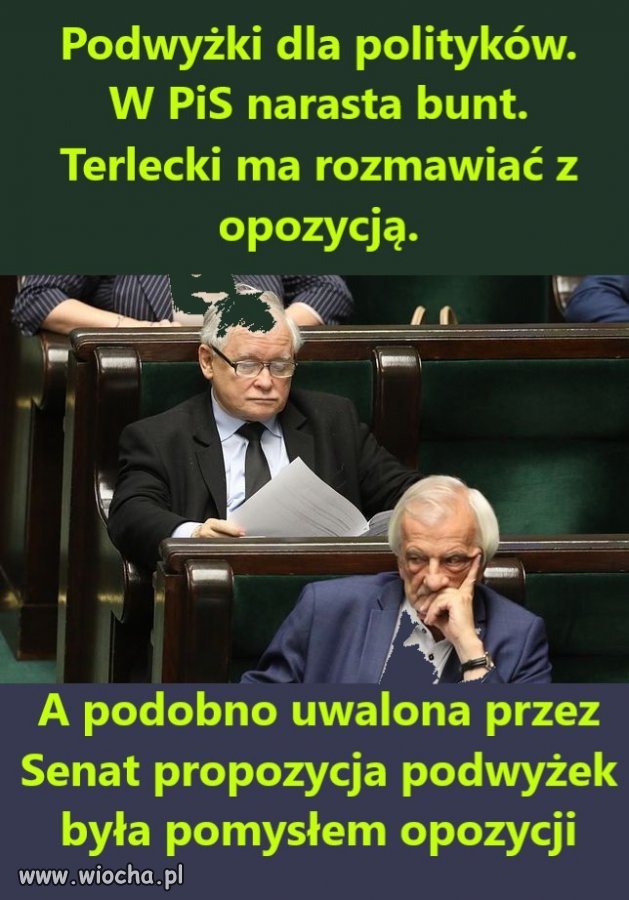 Podwyżki dla polityków.  