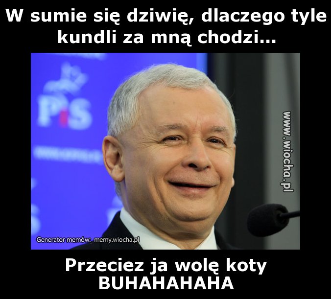W sumie się dziwię, dlaczego tyle kundli za mną