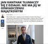 Chciał zaszpanować