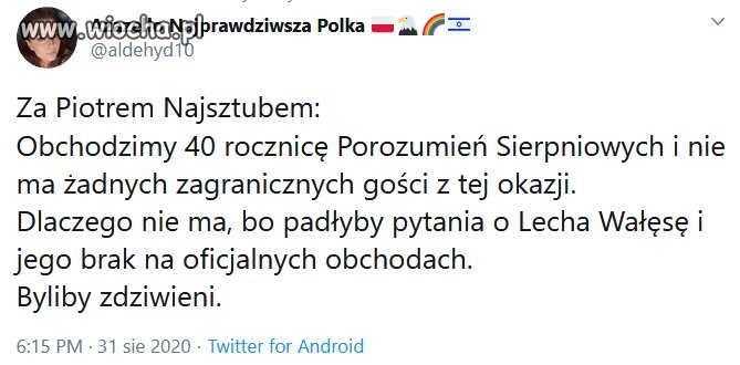 Byliby zdziwieni