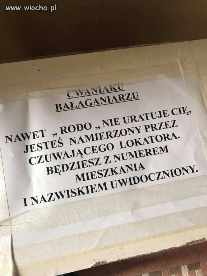 Czuwający lokator dawniej osiedlowy monitoring 