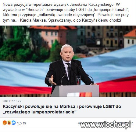 Czy sam Kaczynski nie wyglada jak lumpenproletariat