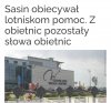 Kolejne obietnice sasina