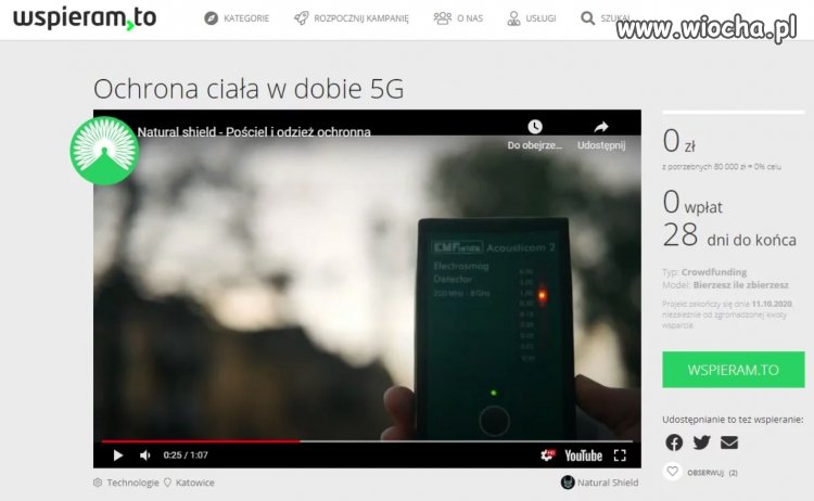 Komplet Pościeli Anty 5G
