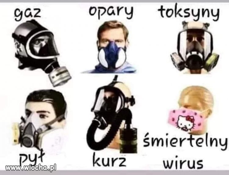 Są na świecie maski różne...