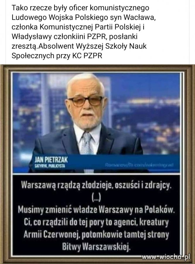 Jan Pietrzak o władzach Warszawy