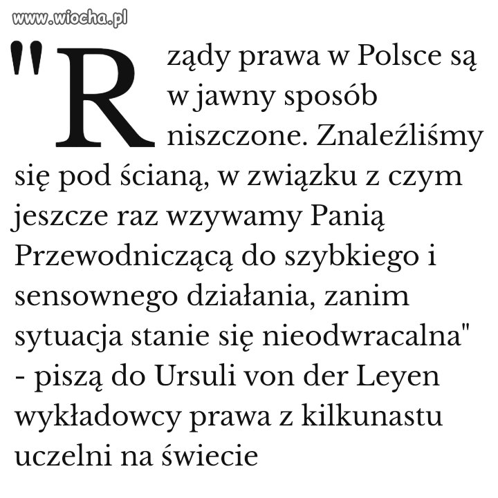 Profesorowie prawa jednogłośnie o Polsce