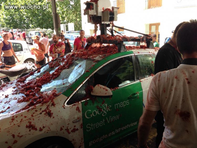 Kraśnik  Google Street View zniszczony bo to zło !