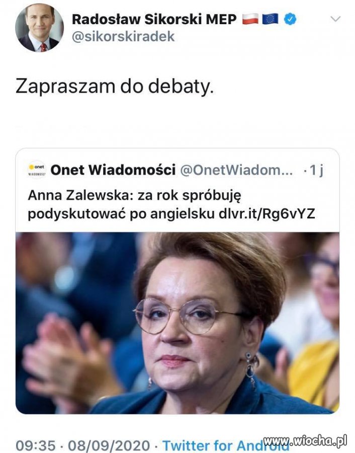 Chcemy to zobaczyć ...