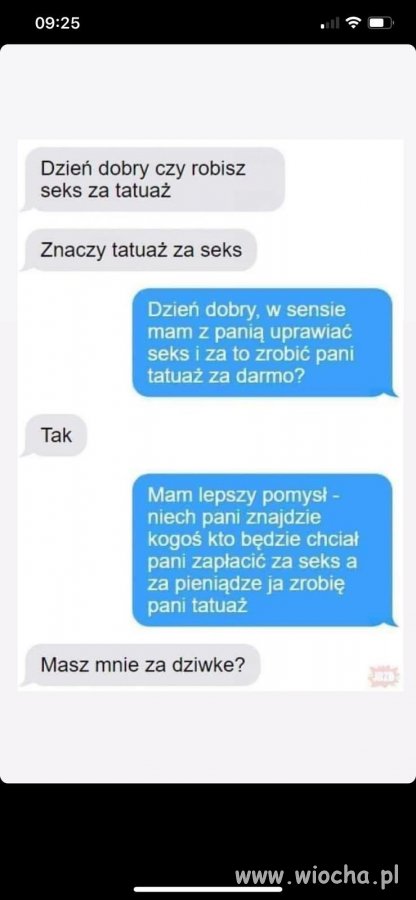 Tatuaż tylko za gotówkę