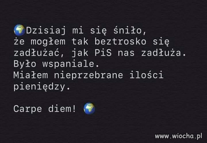 To niestety tylko sen ...