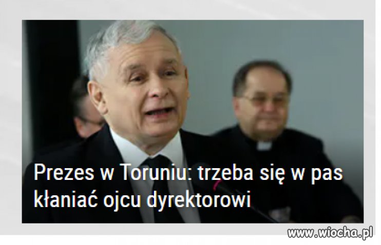 A kto z was się kłania ? 