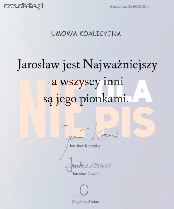 Właśnie podpisali ...
