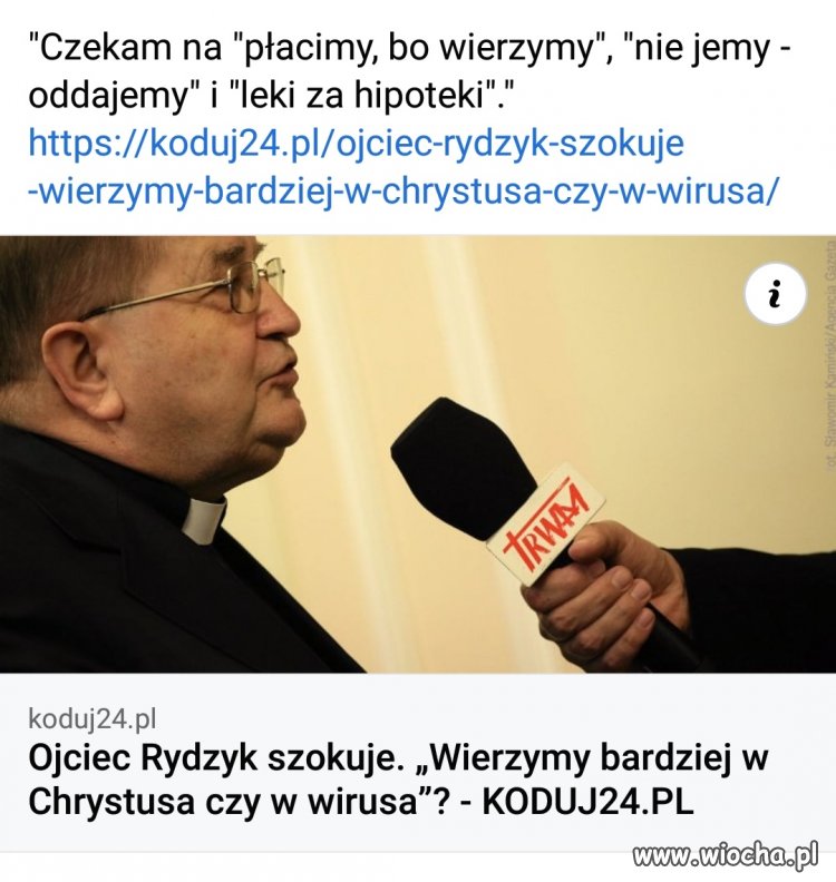 W co wierzycie? 