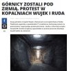 Górnicy strajkują pod ziemią 