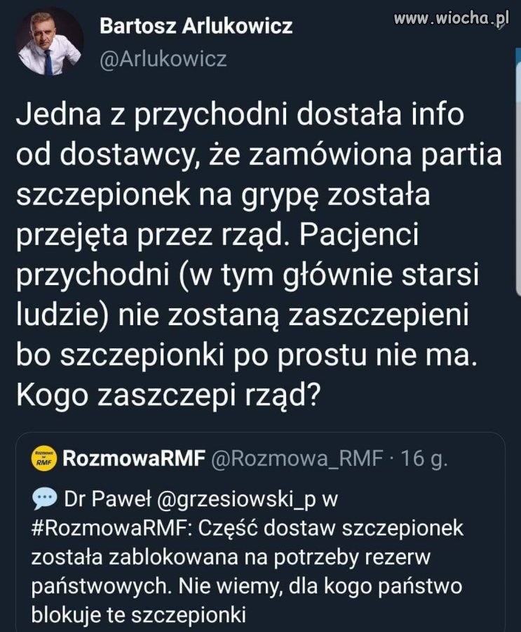 Kogo zaszczepi rząd?
