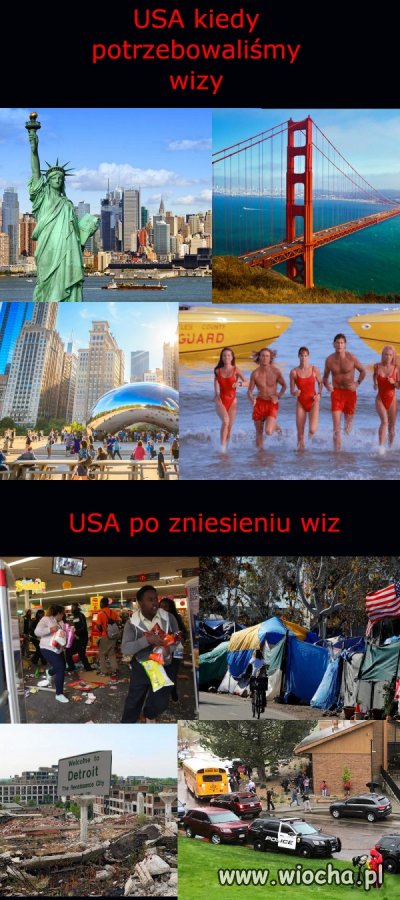 USA wczoraj i dziś