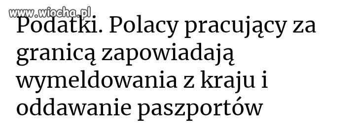 Kolejny sukces morawieckiego