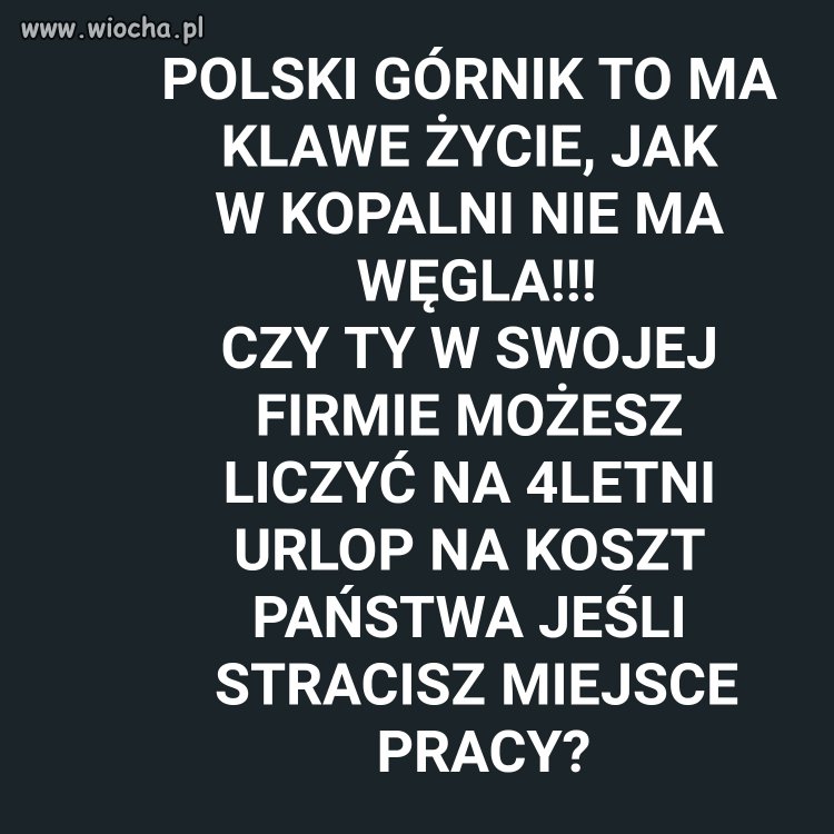Podobno w halembie tylko kamienie fedrują!