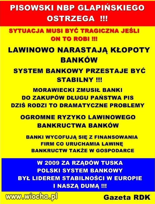 Oficjalnie Polska w ruinie, jak PiS obiecywał.
