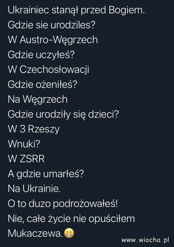 Ukrainiec - podróżnik