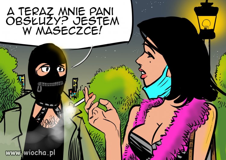 Brak maseczki brak obsługi.