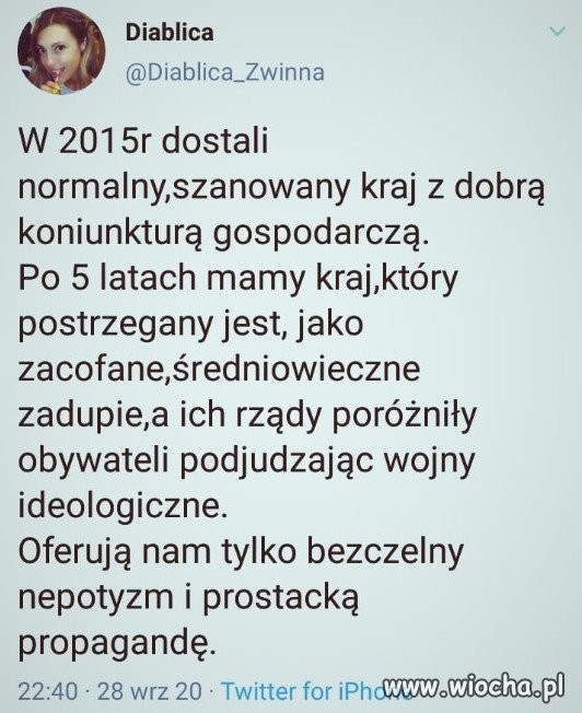 Dobra zmiana?