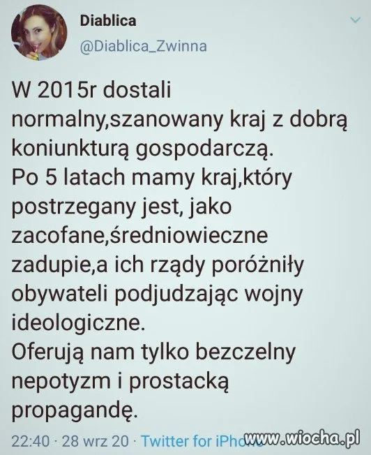 Dobra zmiana?
