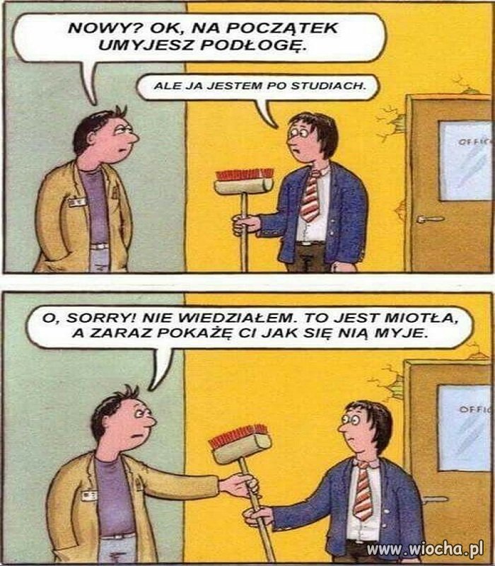 Do takiego musisz podchodzić 