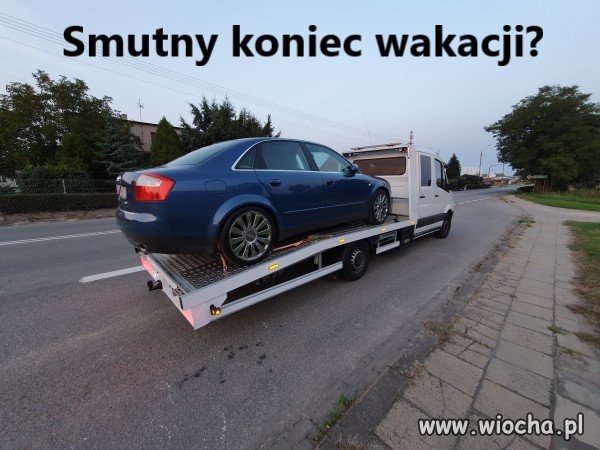 Smutny koniec wakacji