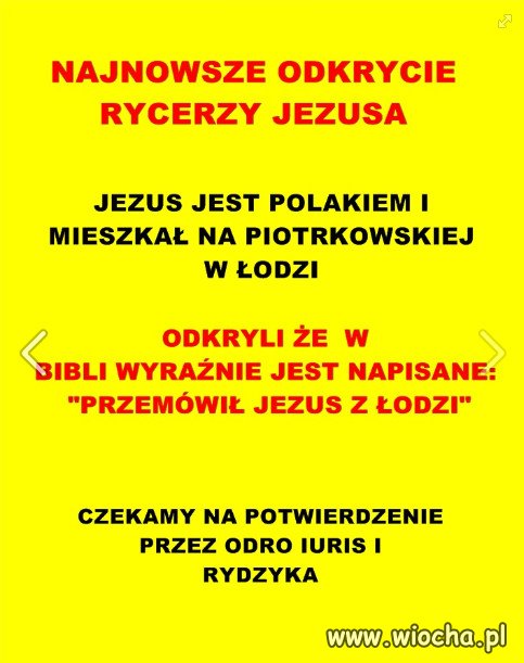 NAJNOWSZE ODKRYCIE