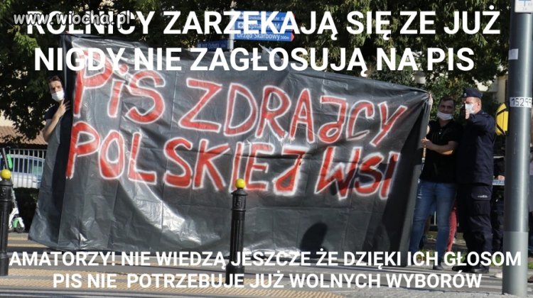 Krokodyle łzy wsiowych kretynów!
